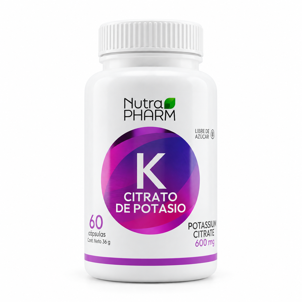 Citrato de Potasio Nutrapharm 60 Cáps