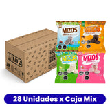 Galletas de Arroz Mizos Mix 4 Sabores Caja 28 Un de 25 g