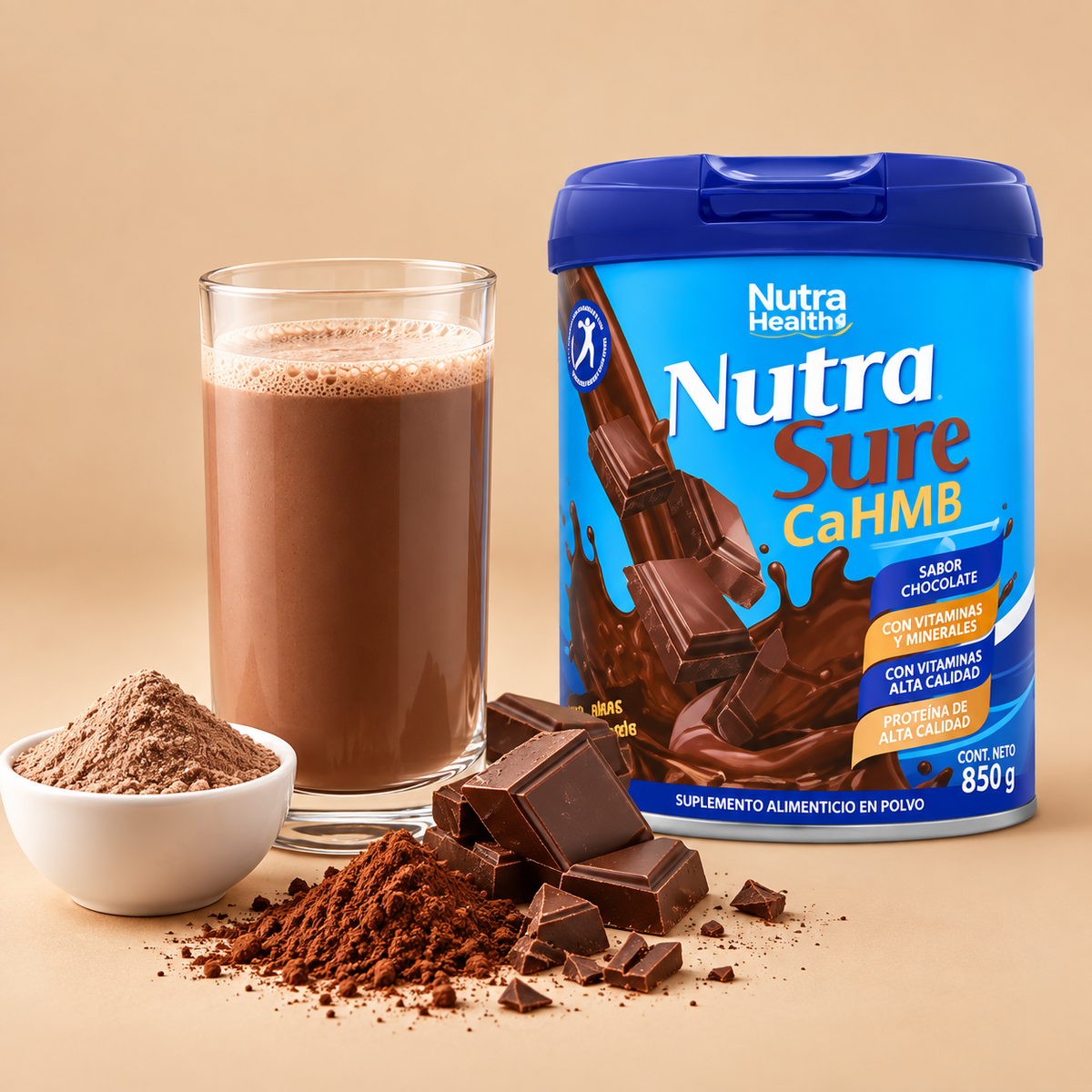 Nutrasure Camb Chocolate NutraPharm 850 g