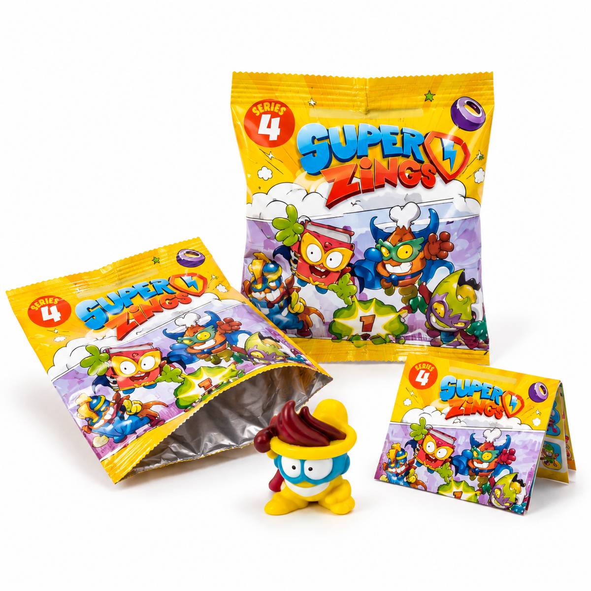 Super Zings Caja 25 Figuras Coleccionables Serie 4