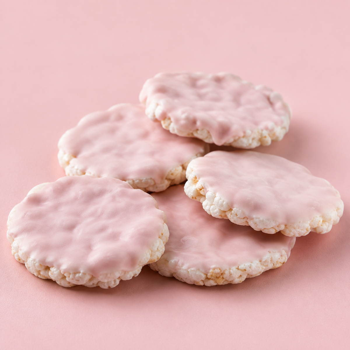 Galletas de Arroz con Cobertura de Yogurt Frutilla Mizos Caja 28 Un de 25 g