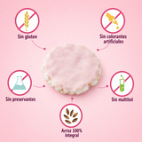 Galletas de Arroz con Cobertura de Yogurt Frutilla Mizos Caja 28 Un de 25 g