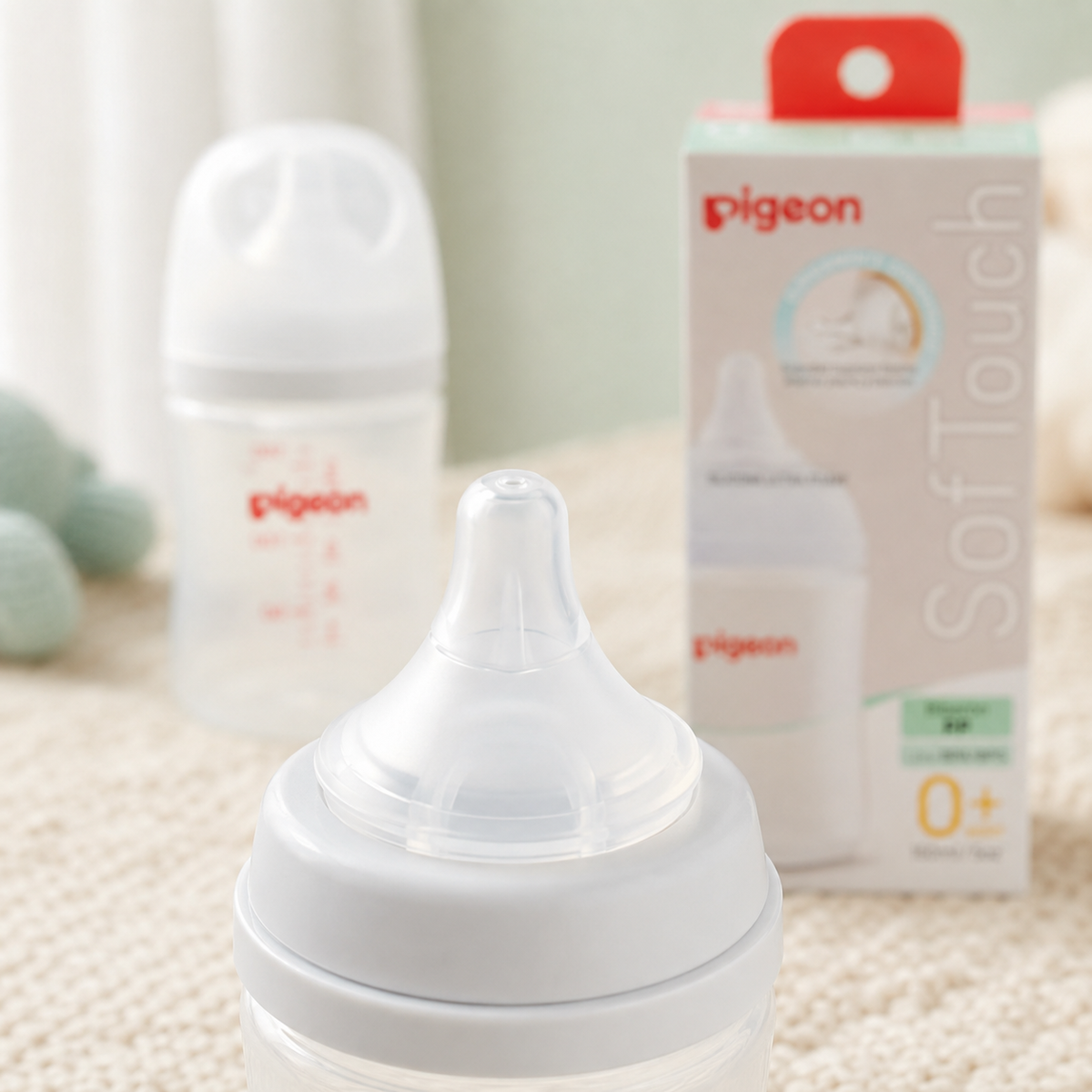 Mamadera Softouch Pigeon Blanco 160 ml