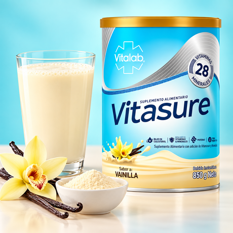 Vitasure Suplemento en Polvo Vitalab Vainilla 850 g