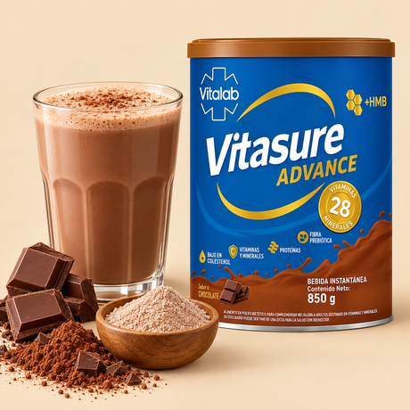 Vitasure Advance Sabor Chocolate Vitalab 850 g