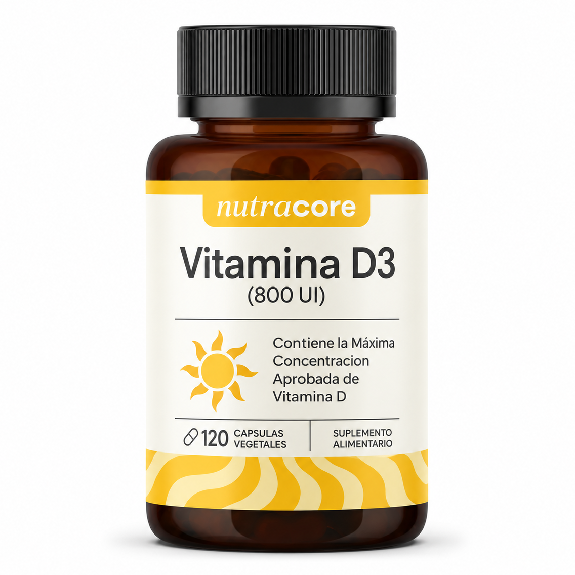 Vitamina D3 800 UI Nutracore 120 Cáps