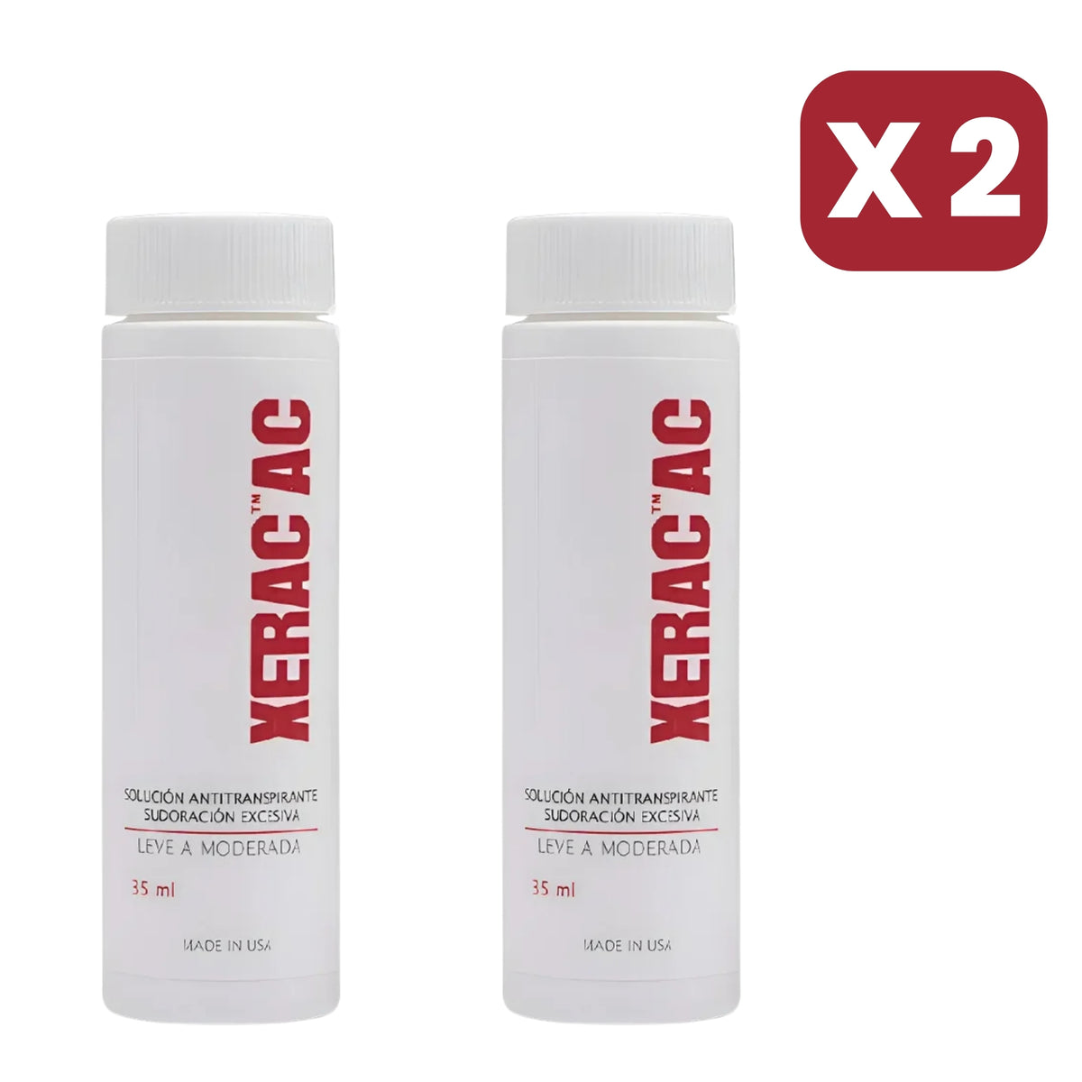 Solución Antitranspirante Hiperhidrosis Xerac Sin Fragancia 35 ml
