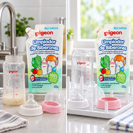 Limpiador de Biberones Recarga Pigeon 650 ml