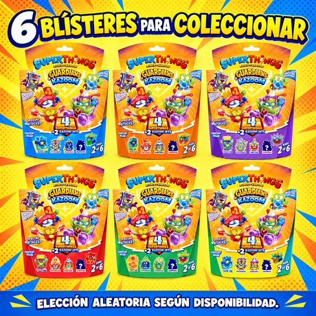 Super Zings Guardians Of Kazoom Blister 4 (4 Zings + 2 Jets)