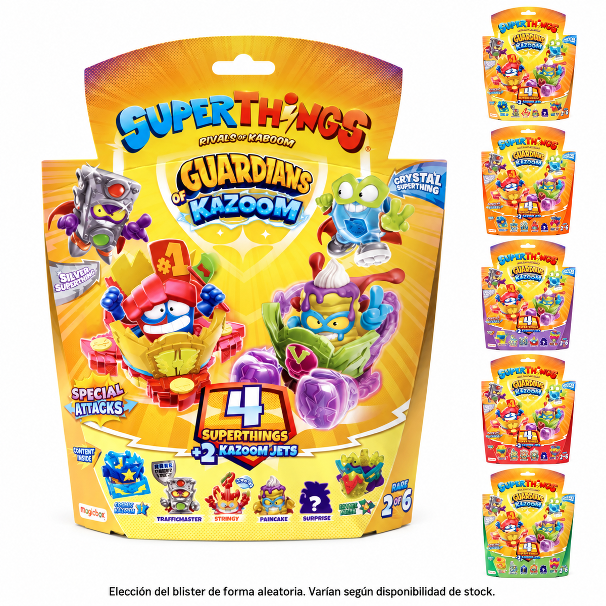 Super Zings Guardians Of Kazoom Blister 4 (4 Zings + 2 Jets)