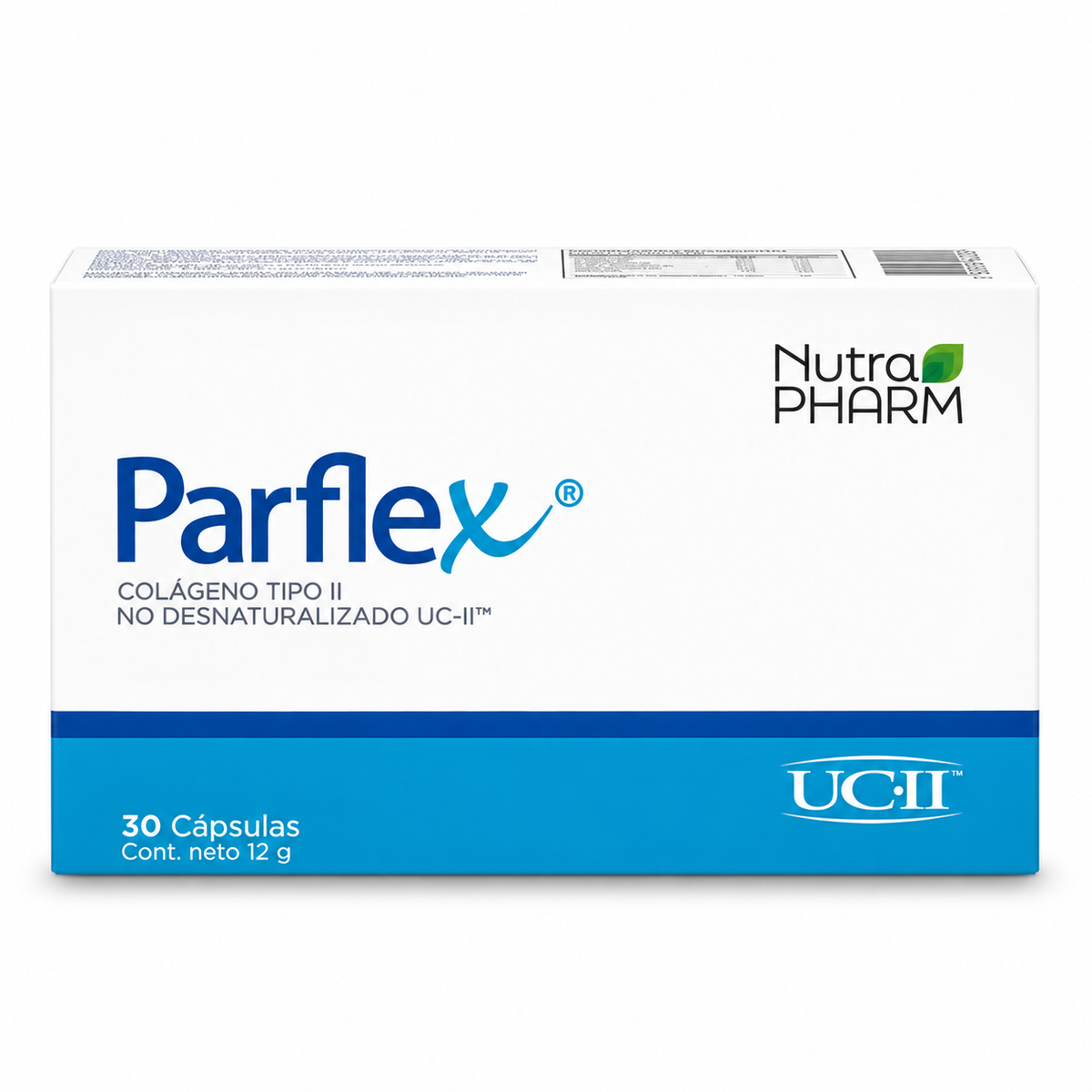 Colágeno Tipo II Parflex NutraPharm 30 Cáps