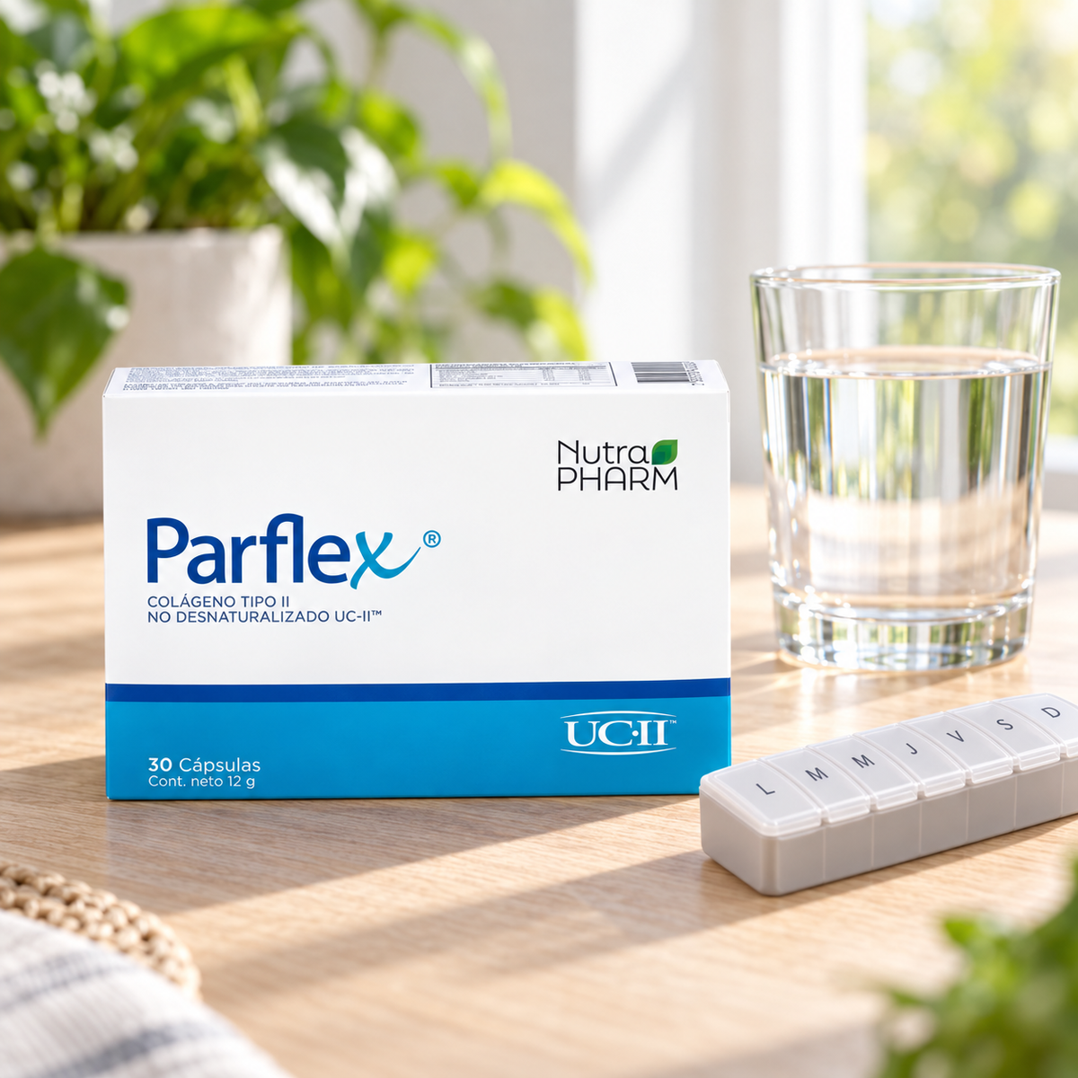 Colágeno Tipo II Parflex NutraPharm 30 Cáps