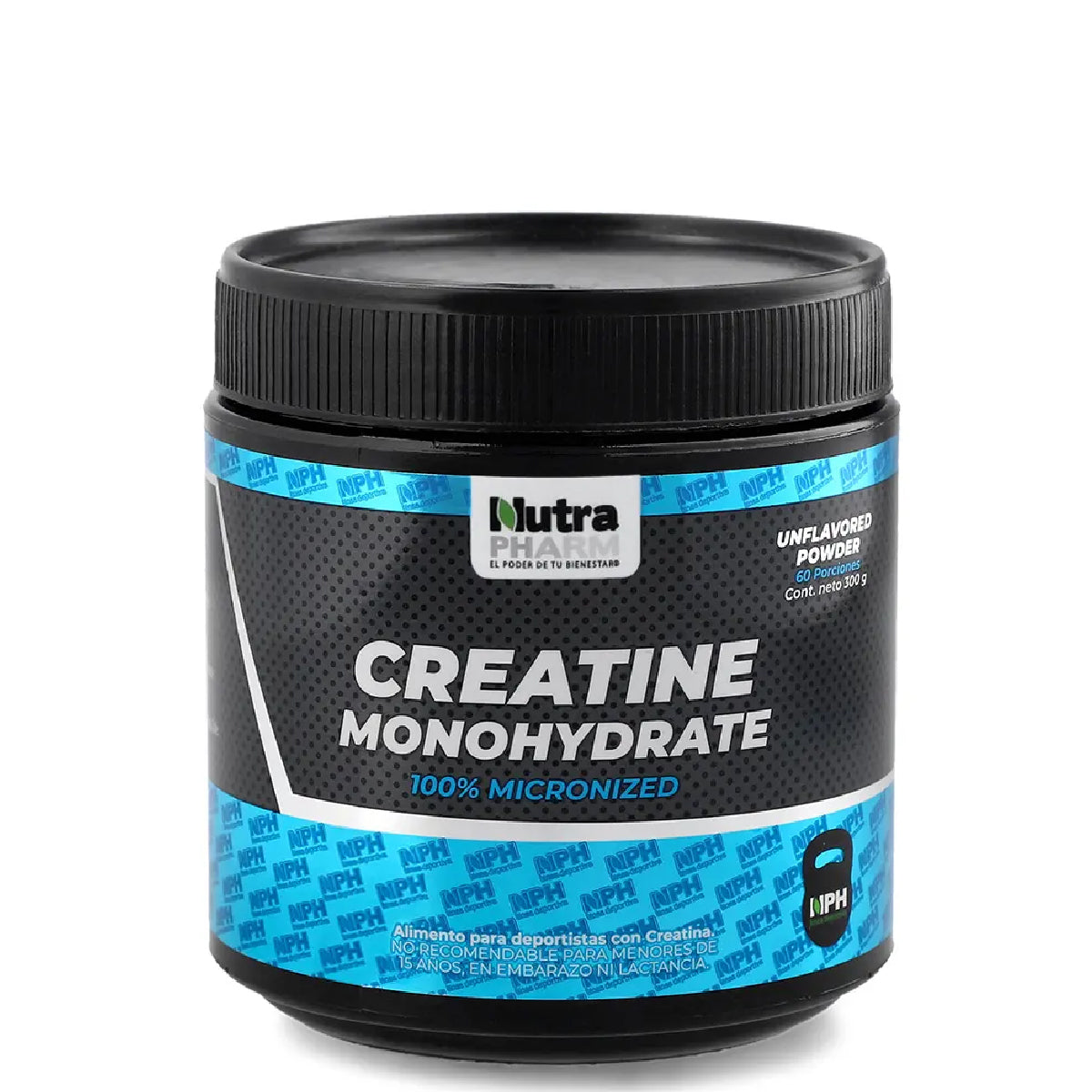 Creatina Monohidratada Sin Sabor NutraPharm 300 g