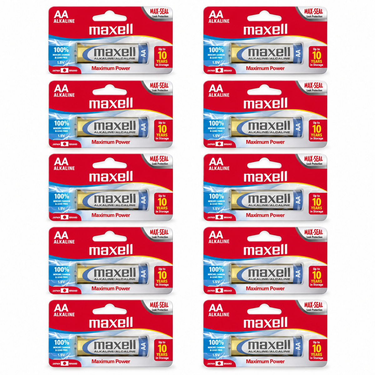 Pack Pilas Alcalinas Maxell AA 50 Un
