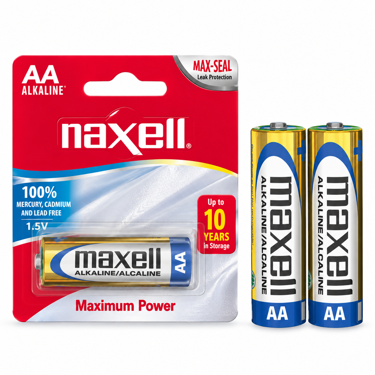 Pack Pilas Alcalinas Maxell AA 50 Un
