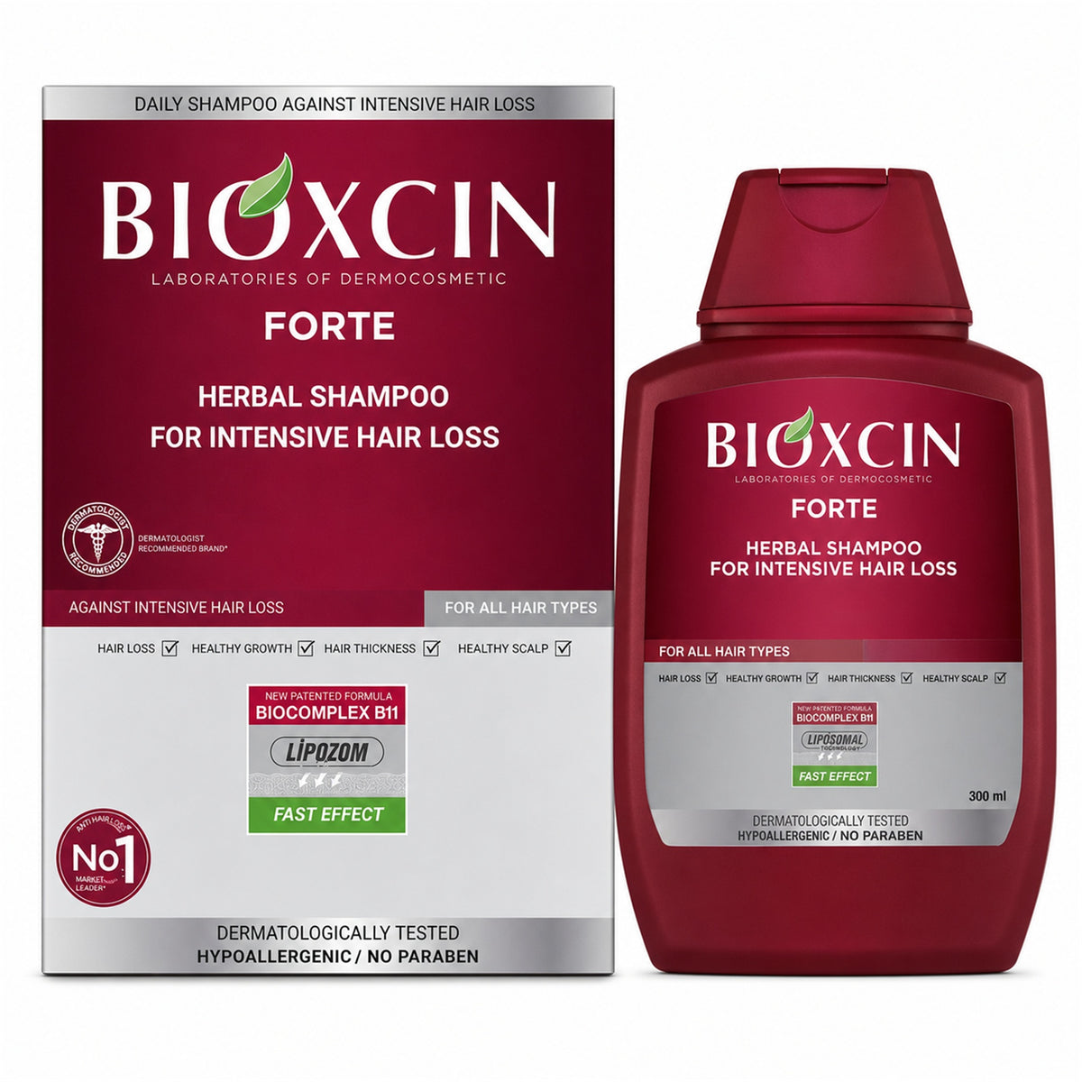 Shampoo Anticaída Bioxine Forte 300 ml