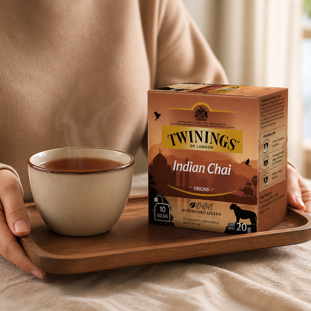 Té Indian Chai Twinings 10 Bolsitas