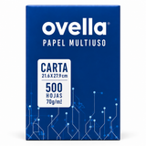 Resma Papel Bond Carta Ovella 70 g/m² 500 Hojas