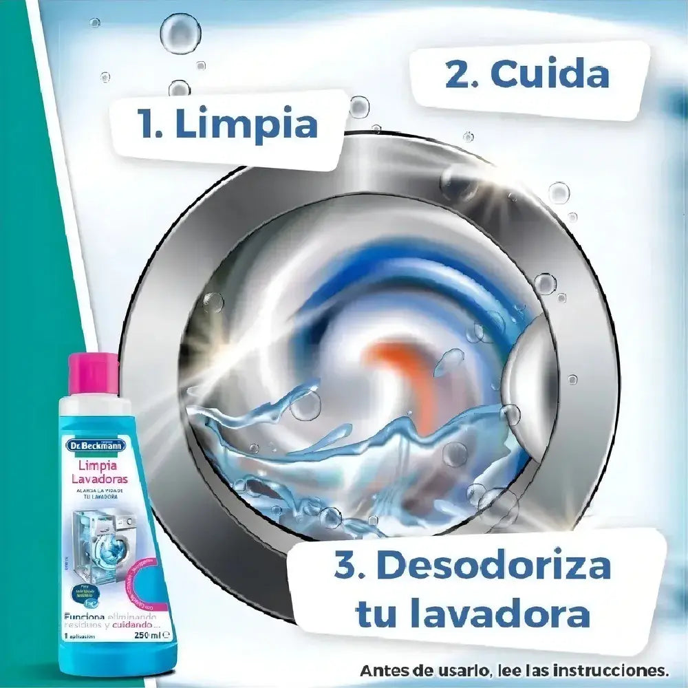 Limpia Lavadoras Dr. Beckmann 250 ml.