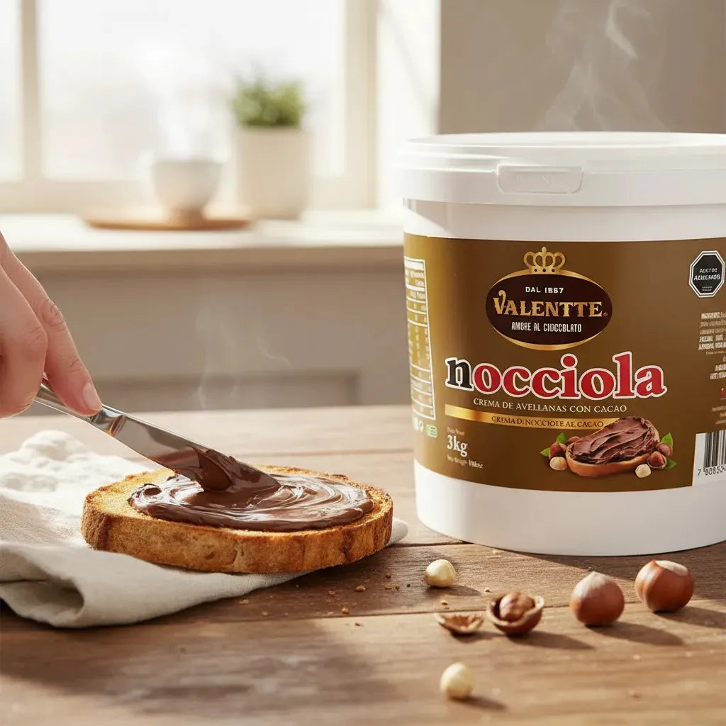 Crema de Avellanas Nocciola Valentte 3 Kg