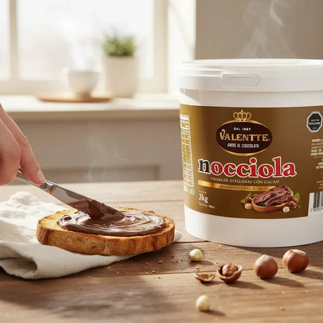Crema de Avellanas Nocciola Valentte 3 Kg