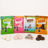 Galletas de Arroz Mizos Mix 4 Sabores Caja 28 Un de 25 g