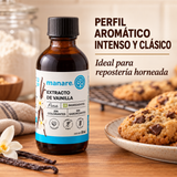 Extracto de Vainilla Puro con Alcohol Manare 59 ml