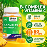 B-Complex + Vit C Gomitas Sabor Piña NutraPharm 60 Un