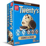 Barras de Proteína Twenty's Cookies and Cream 4 Un de 60 g