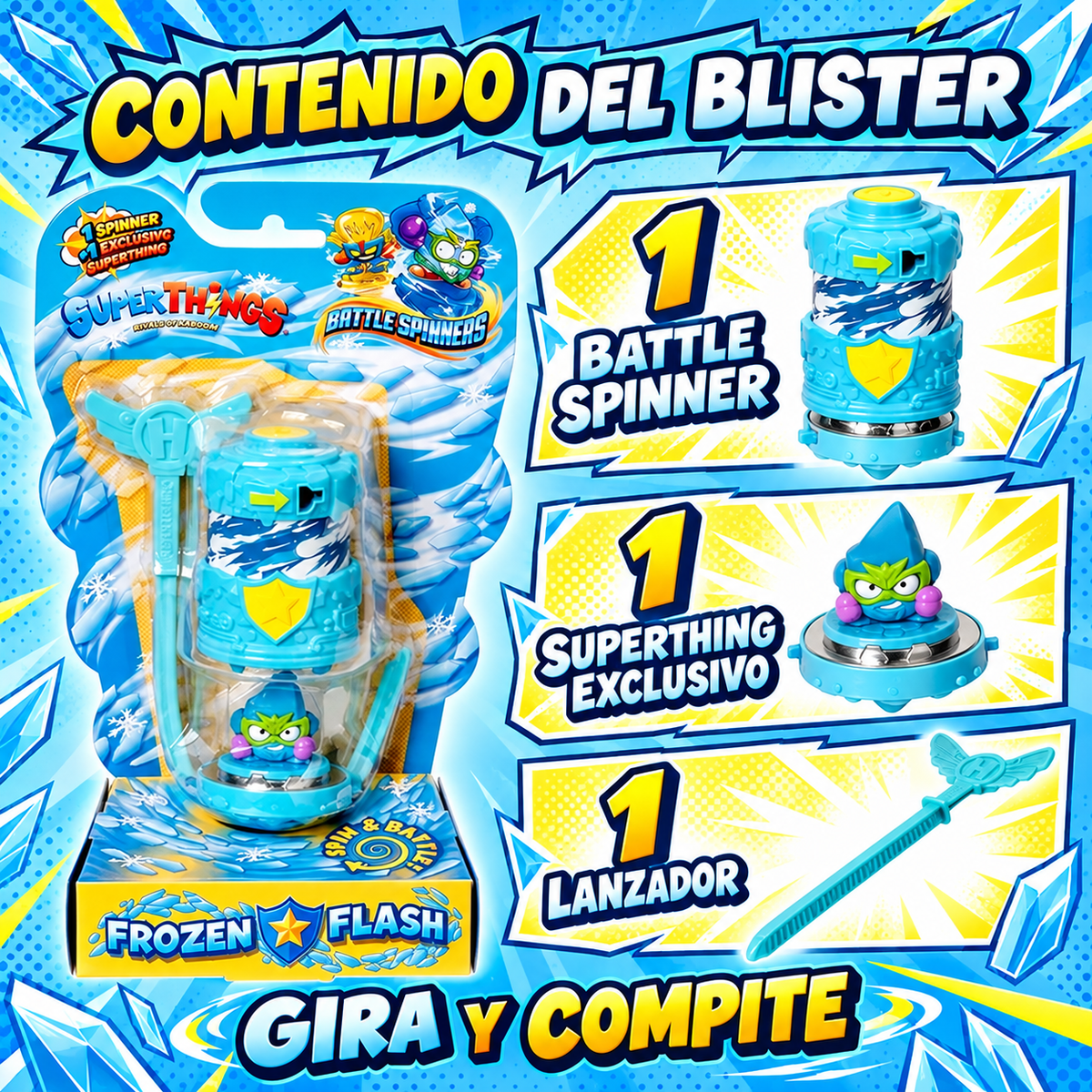 Super Zings Spinners (1 Spinner + 1 Zing Exclusivo)