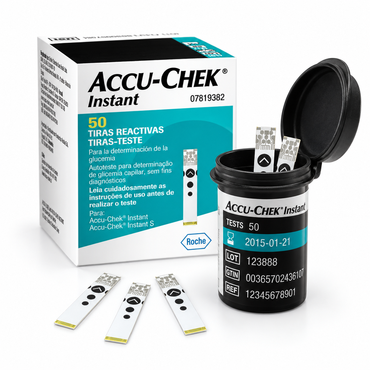 Tiras Reactivas Accu-Chek Instant 50 Un