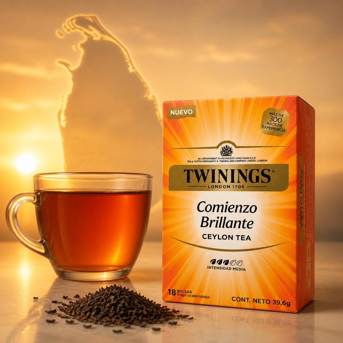 Té Ceylon Tea Twinings 18 Bolsitas