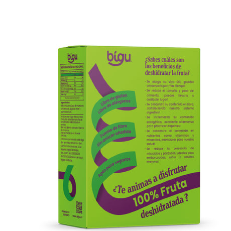 Rollos de Fruta Manzana Bigu 5 Un de 25 g