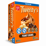 Barras de Proteina Twentys Peanut Caramel 4 Un de 60 g