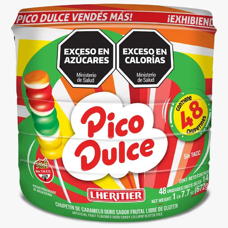 Chupetín Pico Dulce Lheritier 48 Unidades.
