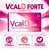 Vcal D Forte 500/800 mg Vitalab 60 Cáps