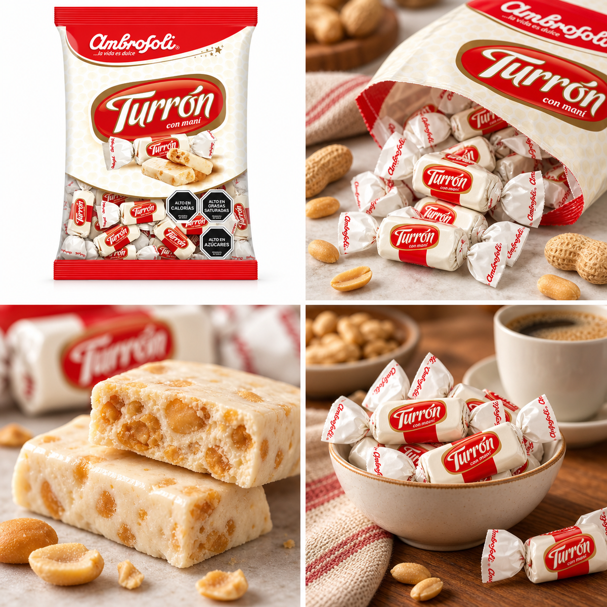 Caramelo Miniturrón Ambrosoli 300 g