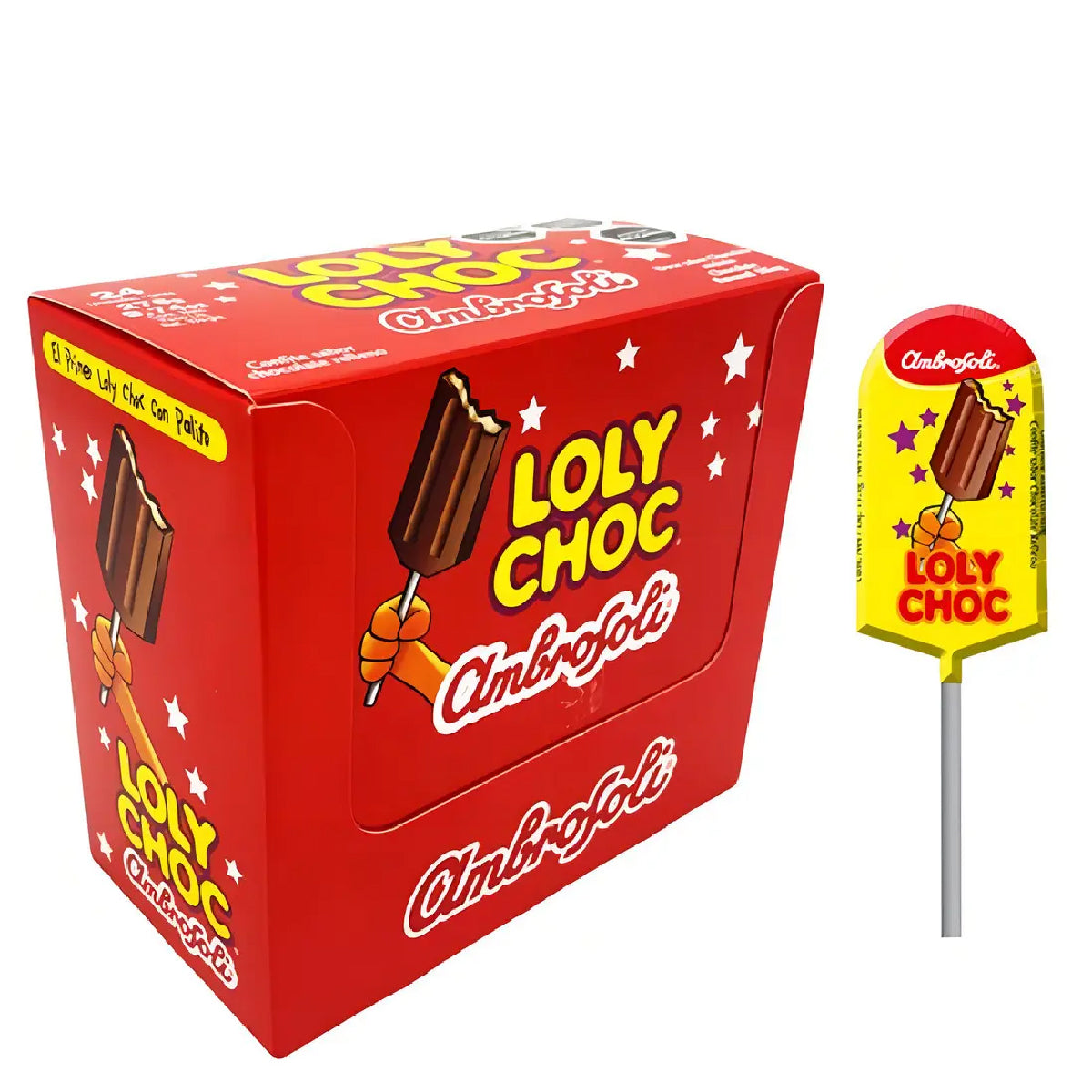 Paleta de Chocolate Loly Choc 24 Un