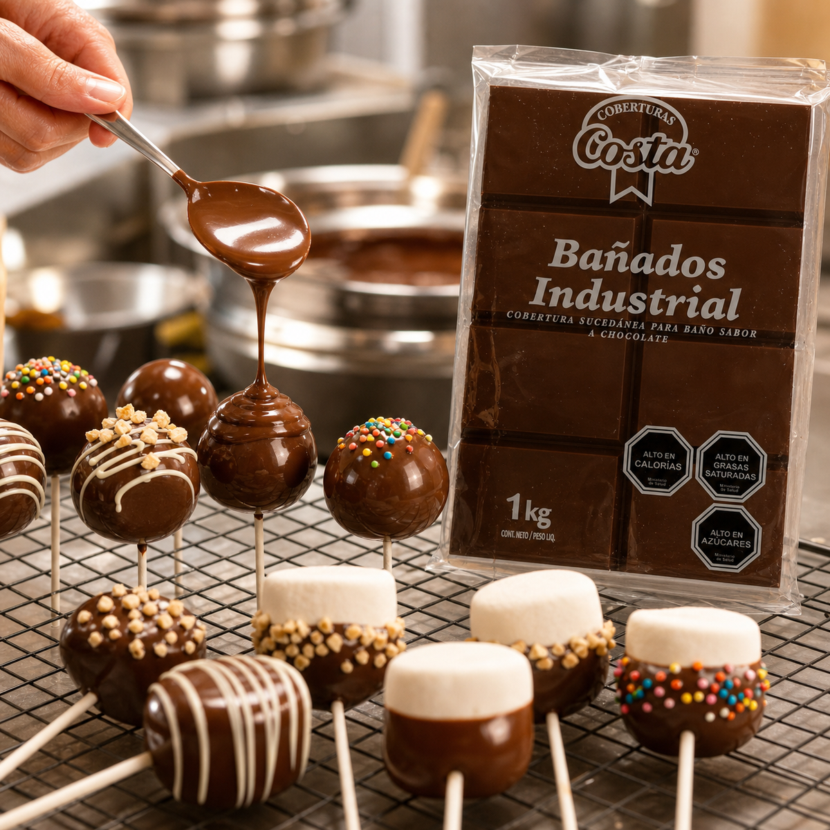 Cobertura de Chocolate Costa para Bañados Industrial 1 Kg