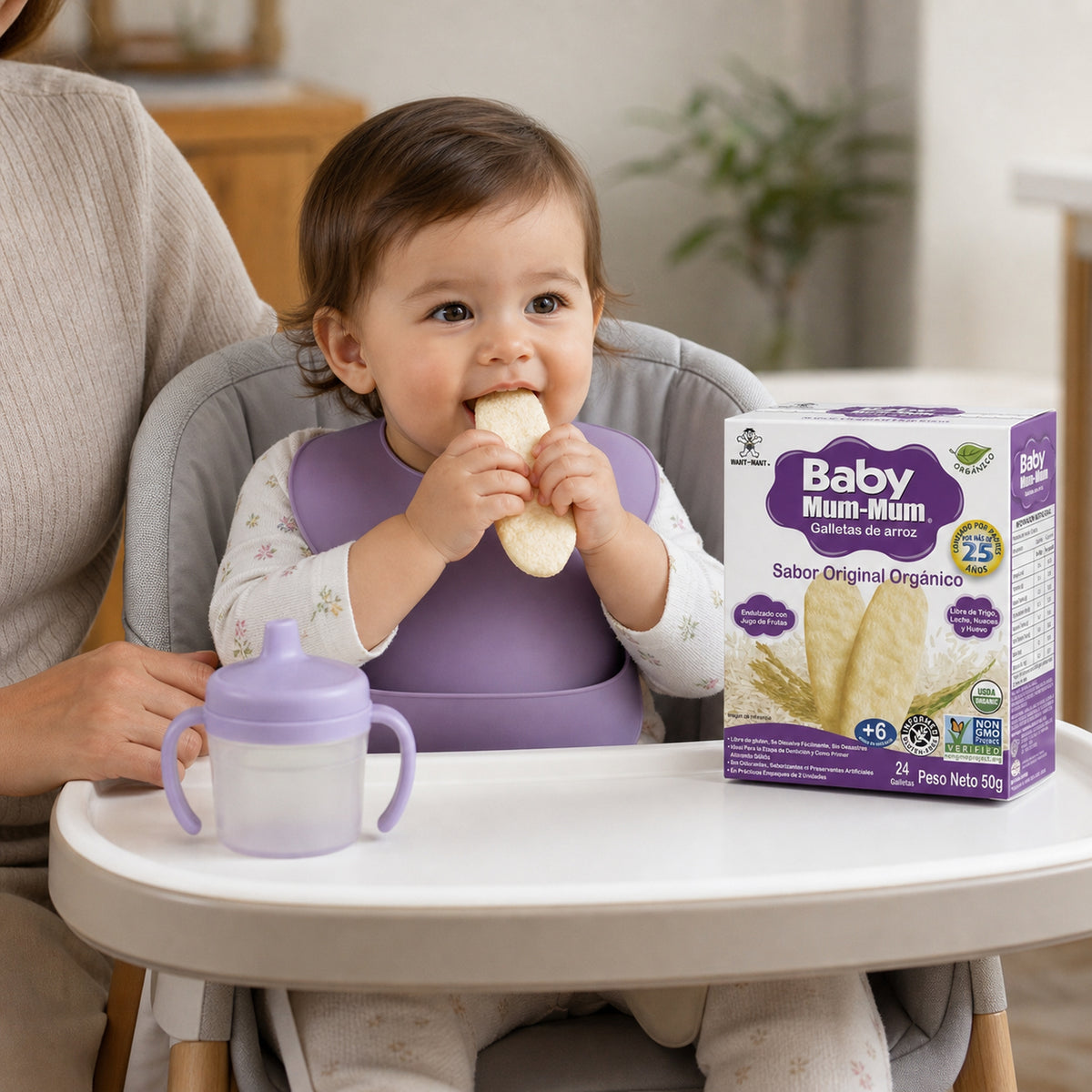 Galletas de Arroz Baby Mum-Mum Original 50g