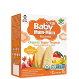 Galletas de Arroz Orgánicas Baby Mum-Mum Super Tropical 50g