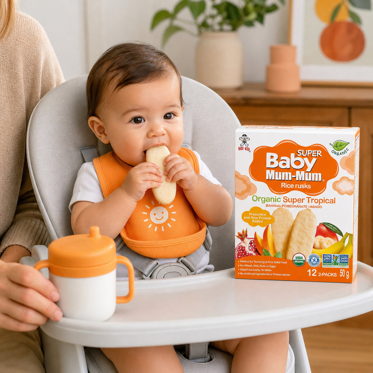 Galletas de Arroz Orgánicas Baby Mum-Mum Super Tropical 50g