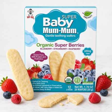 Galletas de Arroz Orgánicas Baby Mum-Mum Berries 50g