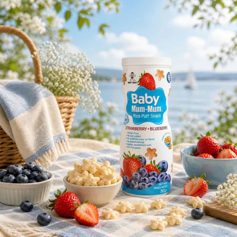 Cereal de Arroz Frutilla y Arándano Baby Mum-Mum 50 g