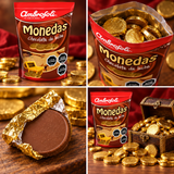 Monedas de Chocolate con Leche Ambrosoli Bolsa 30 Un