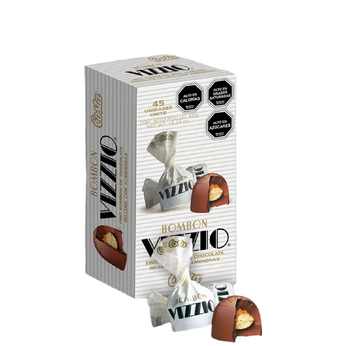 Bombones de Chocolate Vizzio 45 Un