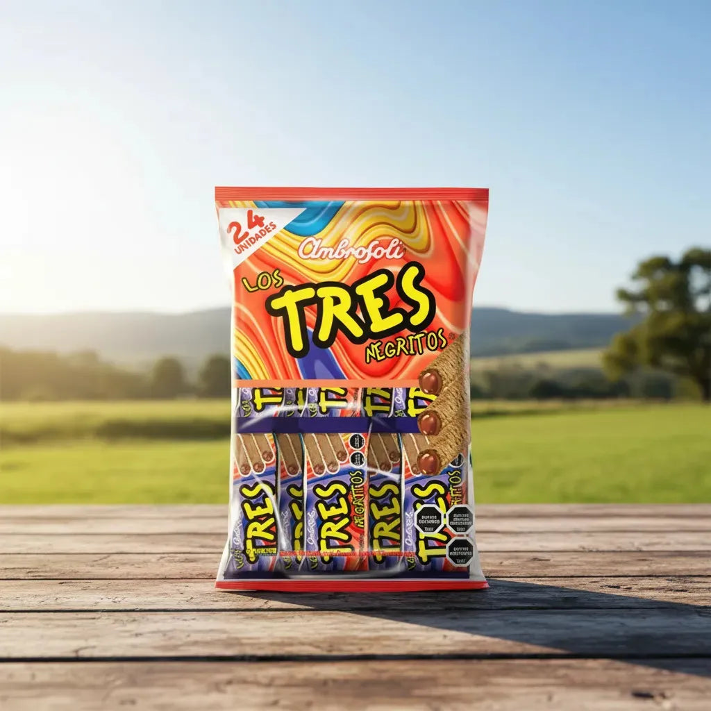 Galleta Los Tres Negritos Ambrosoli 24 Un