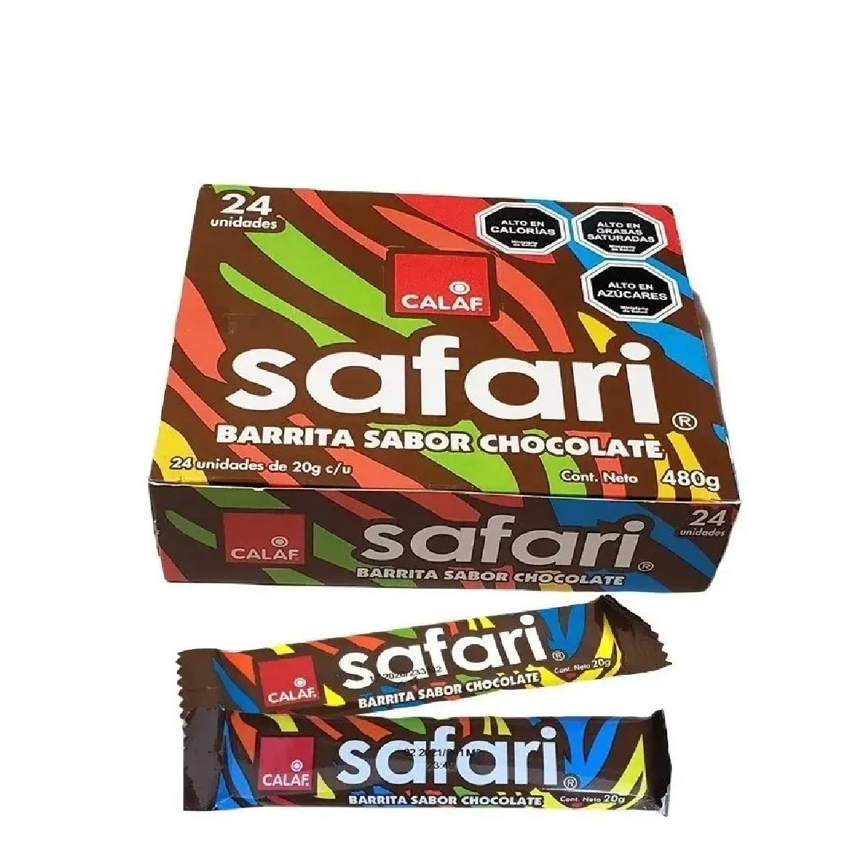 Barrita Sabor Chocolate Safari Calaf 24 Un