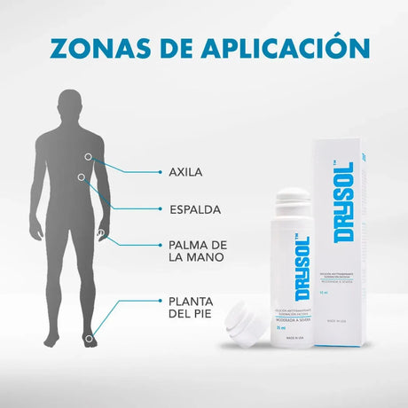 Solución Antitranspirante Hiperhidrosis Drysol 35 ml