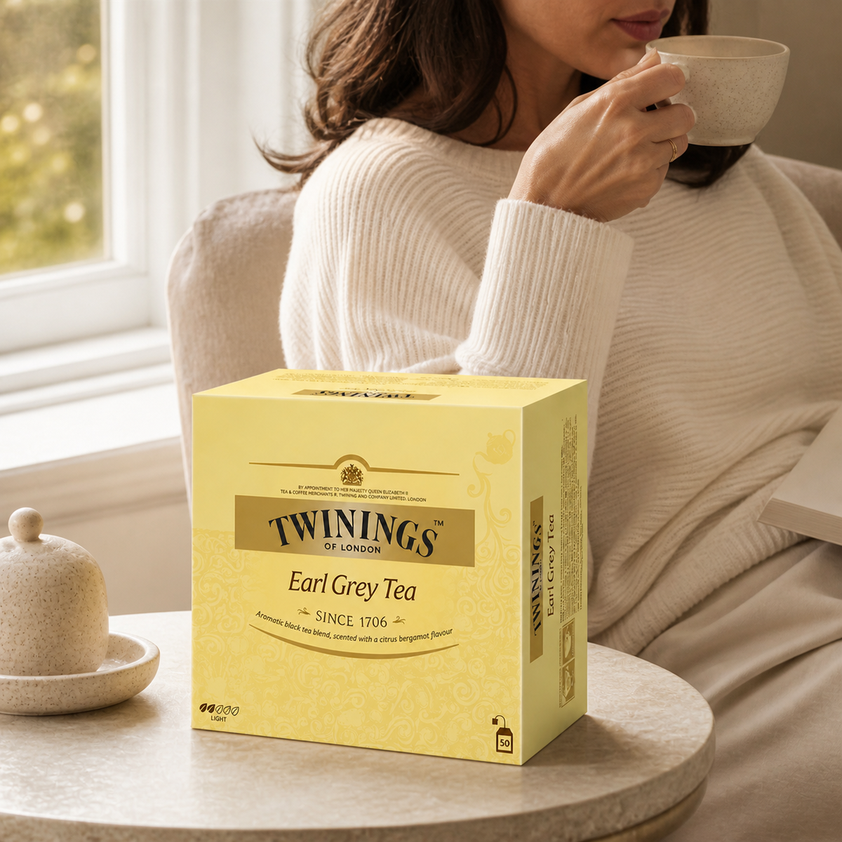 Té Earl Grey Twinings 50 Bolsitas